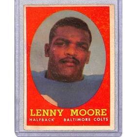 1958 Topps Lenny Moore Hof