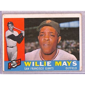 1960 Topps Willie Mays