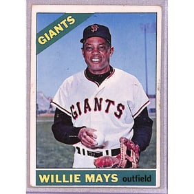 1966 Topps Willie Mays