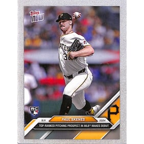 2024 Topps Now Paul Skenes Rookie