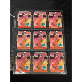 (9) 1987 Donruss Mark Mcgwire Rookies