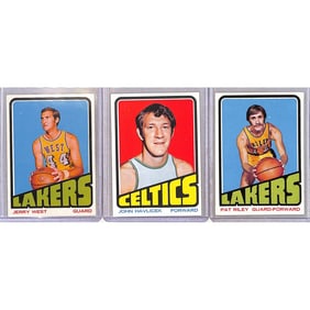 (3) 1972 Topps Basketball Stars/hof