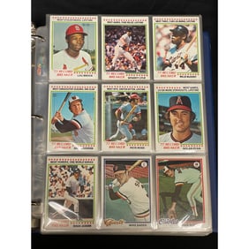1978 Topps Baseball Complete Set Near Mint