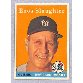 1958 Topps #142 Enos Slaughter