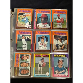1975 Topps Baseball Complete Set Near Mint