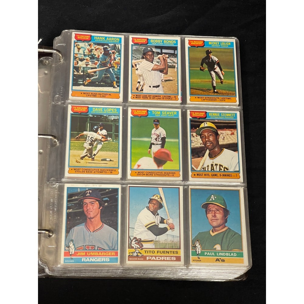 1976 Topps Baseball Complete Set Near Mint (1 of 4)