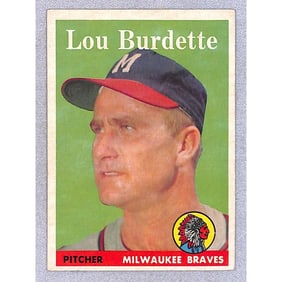 1958 Topps #10 Lew Burdette