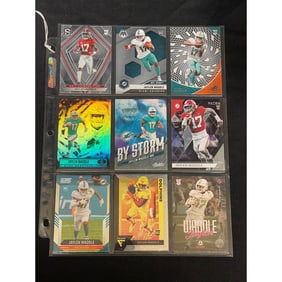 (9) High Grade Jaylen Waddle Rookies