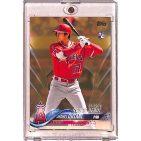 2018 Topps Shohei Ohtani Rookie 1662/2018