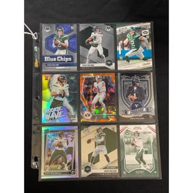 (9) High Grade Zach Wilson Rookies