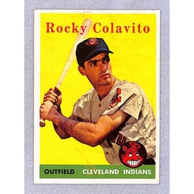 1958 Topps #368 Rocky Colavito
