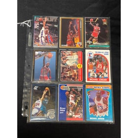 (18) High Grade Michael Jordan Cards