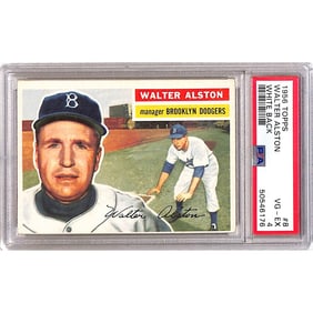 1956 Topps Walt Alston Psa 4