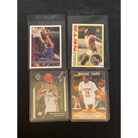 (4) Basketball Rookie Cards