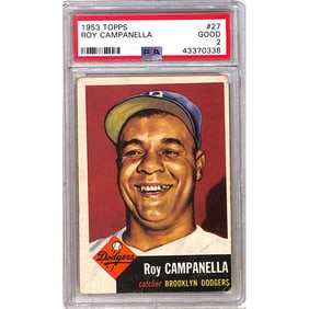 1953 Topps Roy Campanella Psa 2