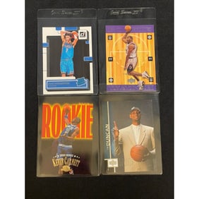 (4) Basketball Rookie Cards