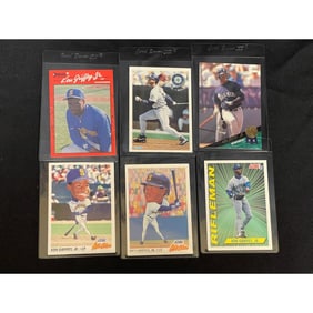 (6) Vintage Ken Griffey Jr. Cards