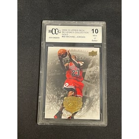2009-10 Ud Michael Jordan Gold Bccg 10