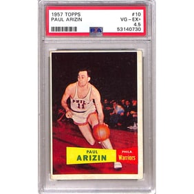 1957 Topps Paul Arizin Psa 4.5
