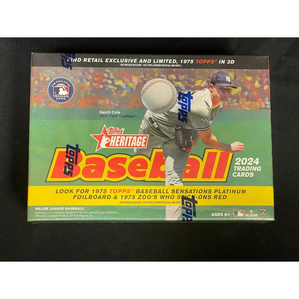 2024 Topps Heritage Baseball Sealed Mega Box (1 of 1)