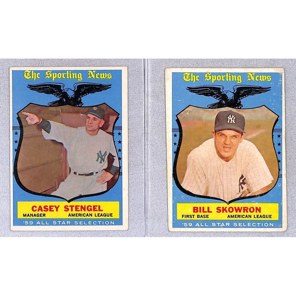 1959 Topps Baseball Star Lot (2) (1 of 2)