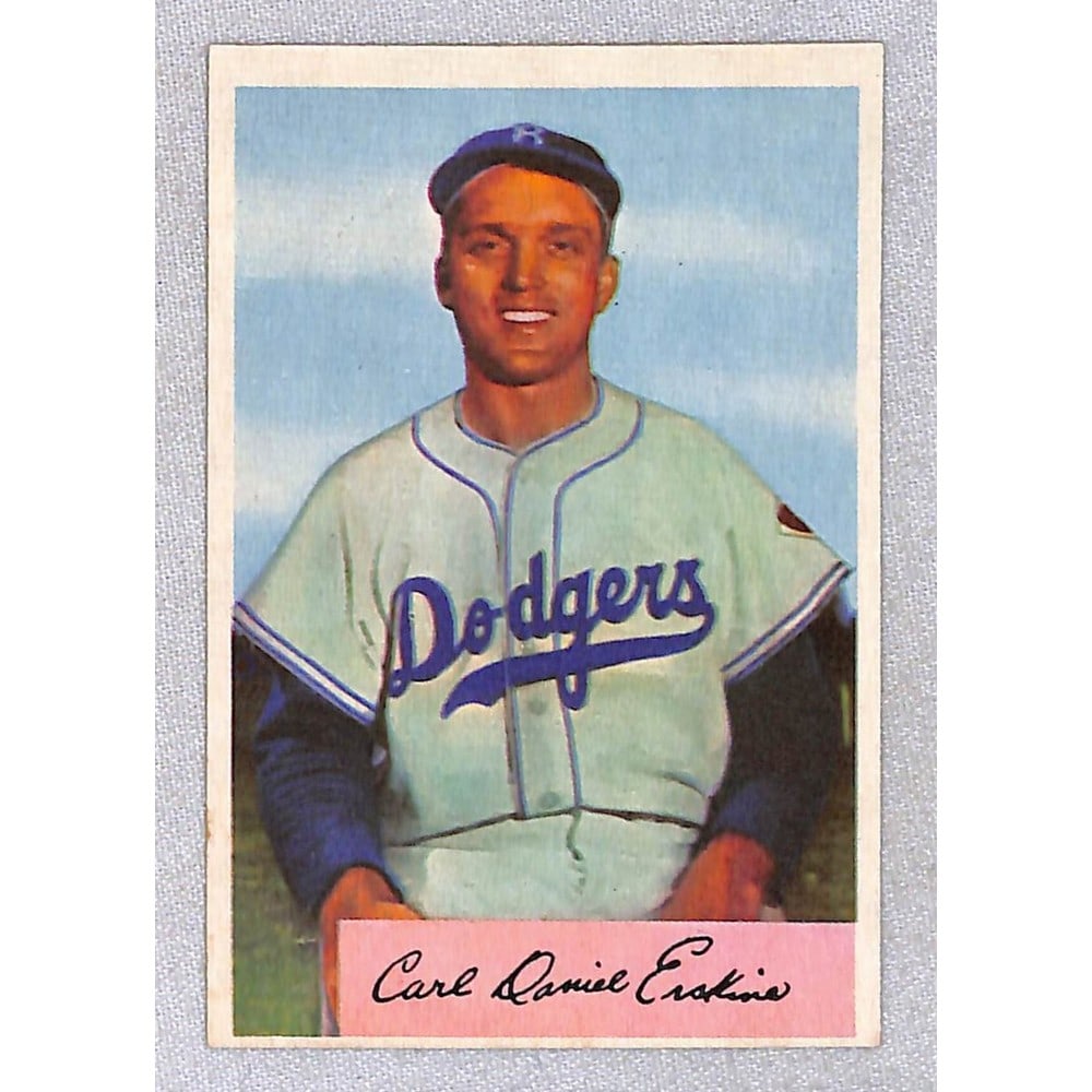 1954 Bowman Carl Erskine High Grade (1 of 2)