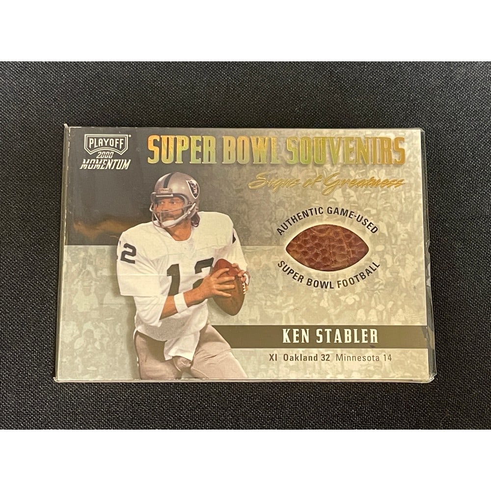 2000 Playoff Ken Stabler Game Used Superbowl (1 of 2)