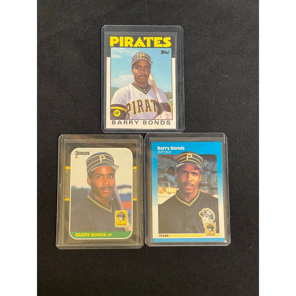 (3) Different Barry Bonds Rookies: (3) Different Barry Bonds Rookies