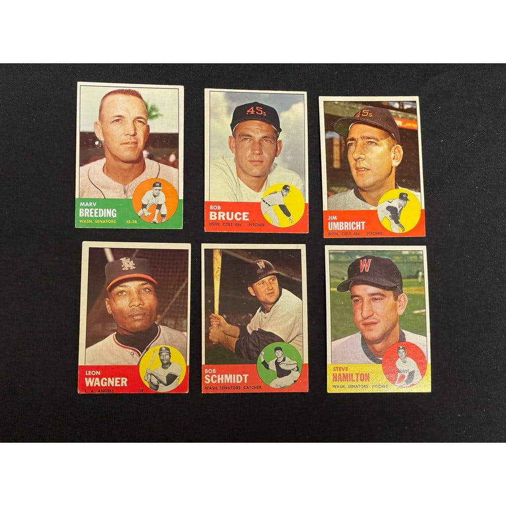1963 Topps Baseball Lot (60) W/ High Numbers (1 of 3)