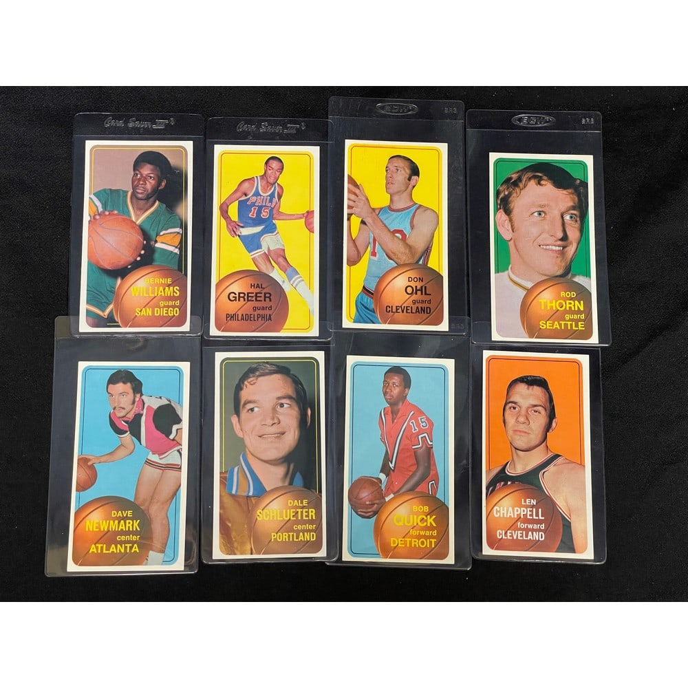 1970 Topps Basketball Lot (13) High Grade (1 of 3)