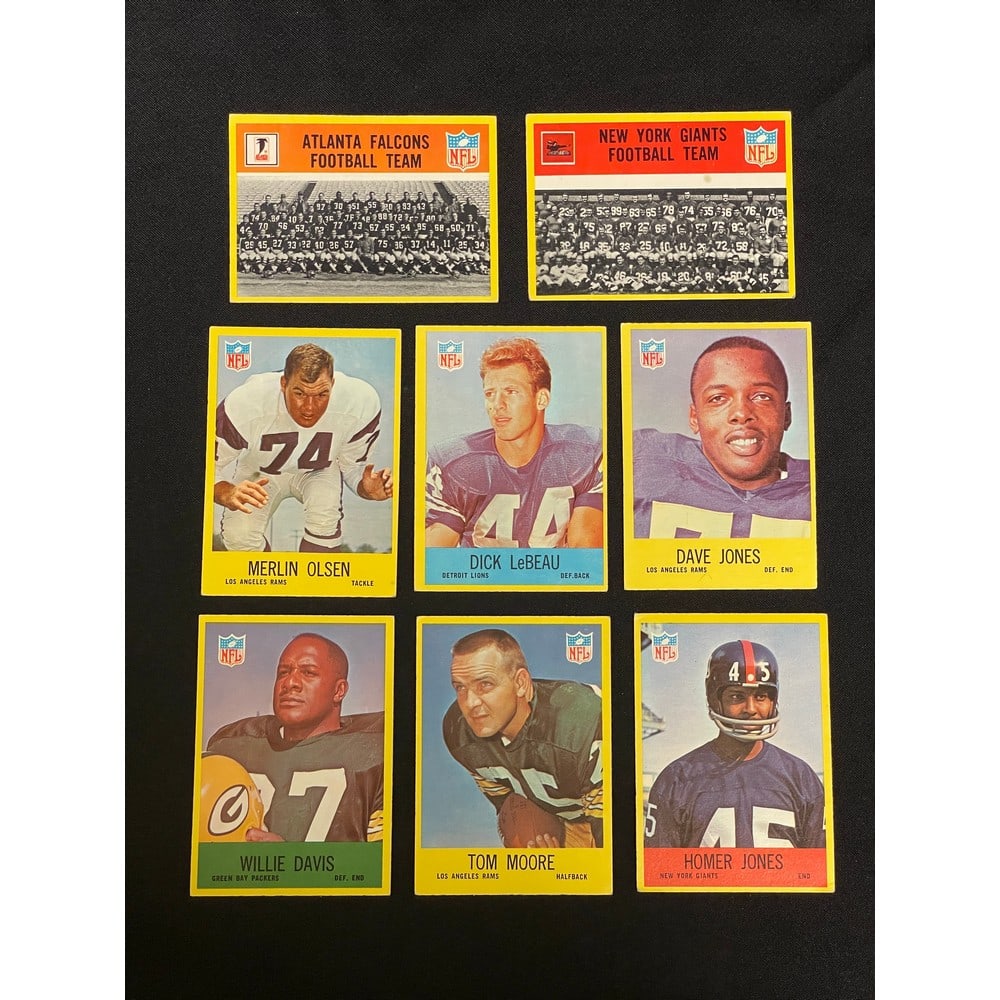 1967 Philadelphia Football Lot (40) Loaded (1 of 3)