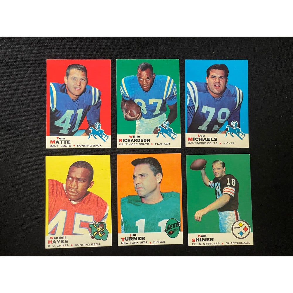1969 Topps Football Lot (110) Loaded W/ Stars (1 of 3)