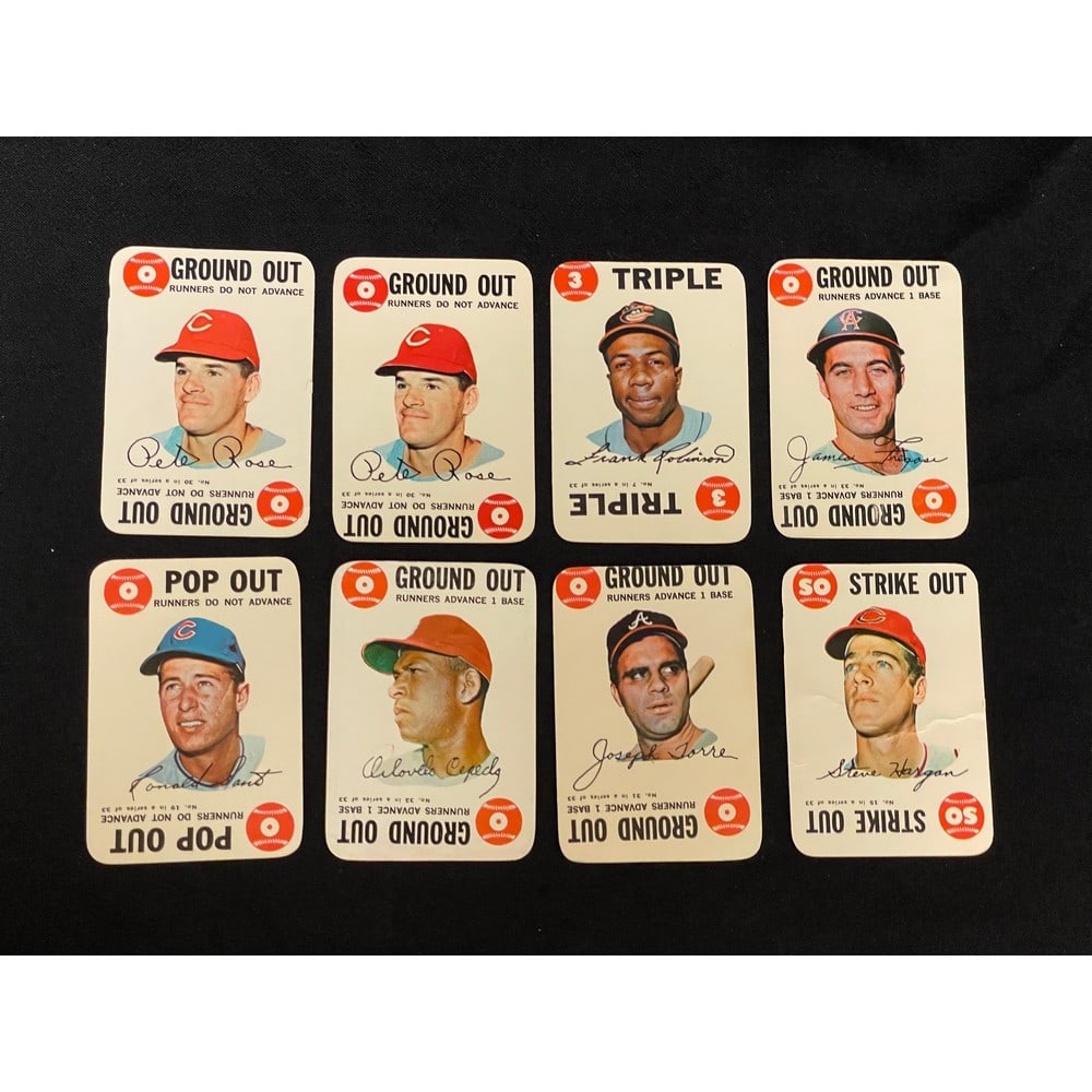 1968 Topps Game Lot (17) W/ Two Pete Rose Cards (1 of 2)