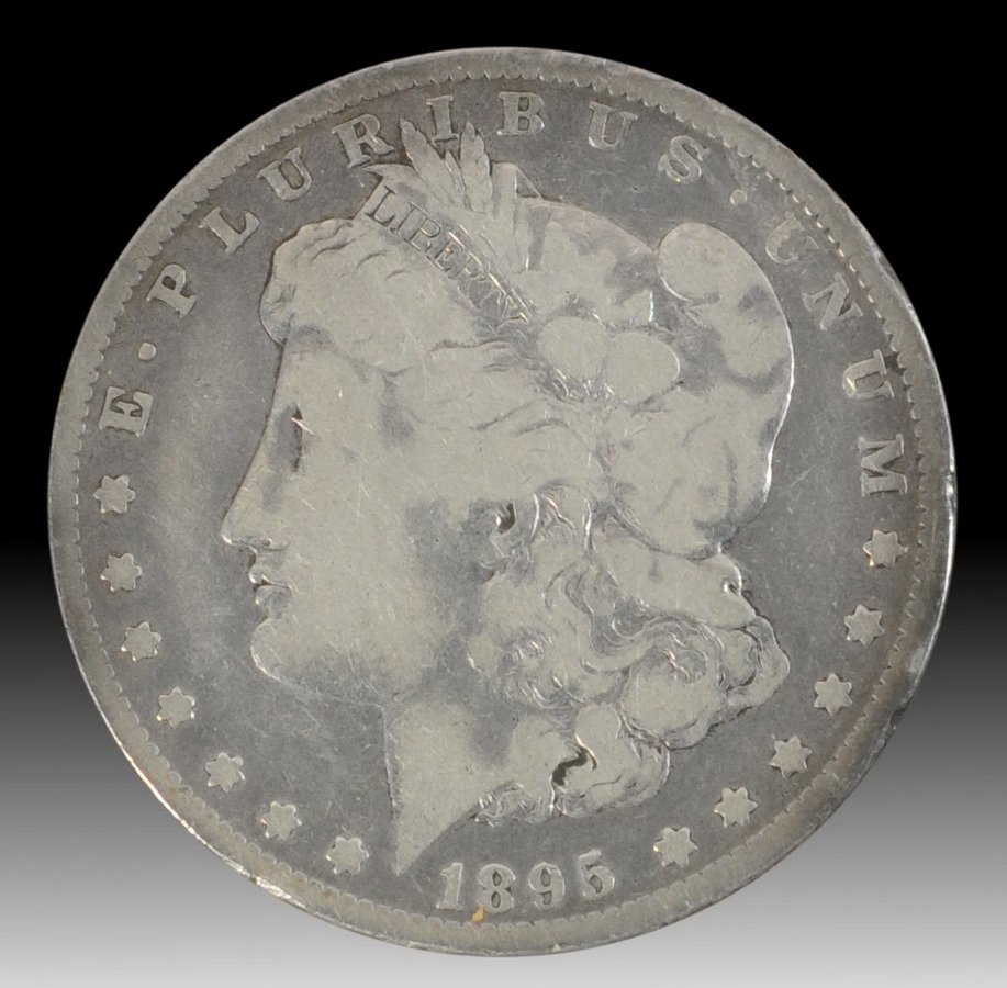 1895-O Morgan Dollar ungraded: 1895-O Morgan Dollar ungraded