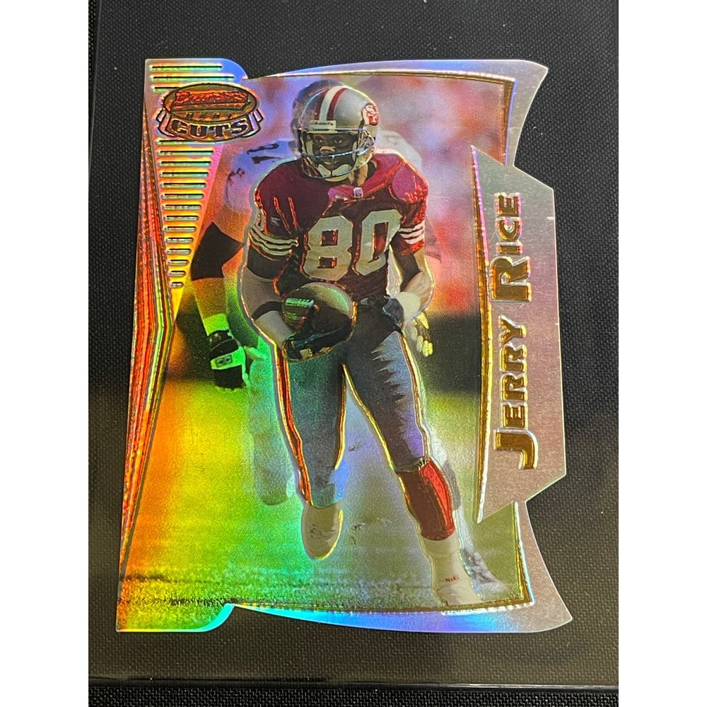 1996 Bowman's Best Jerry Rice Refractor Die Cut (1 of 2)