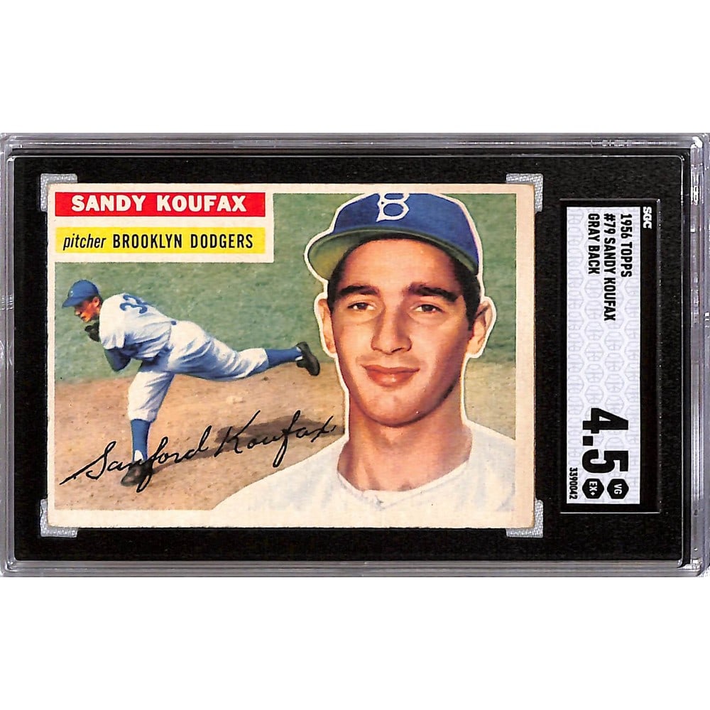 1956 Topps Sandy Koufax Sgc 4.5 (1 of 2)
