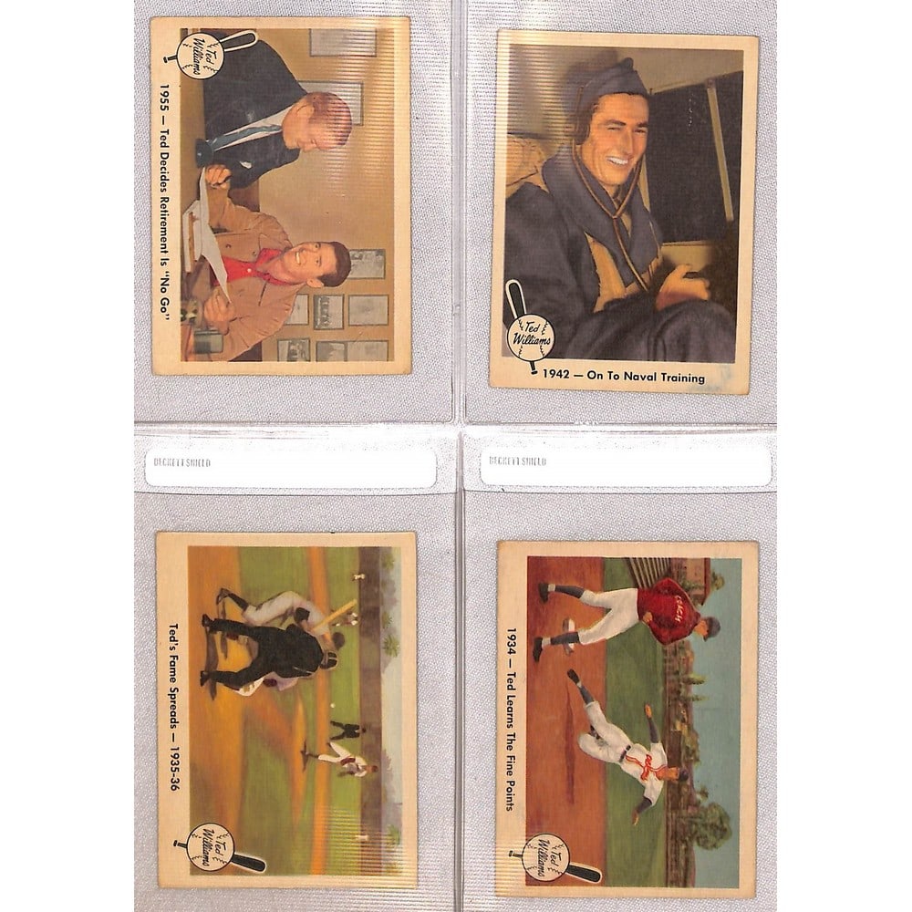 (7) 1959 Fleer Ted Williams Cards (1 of 4)