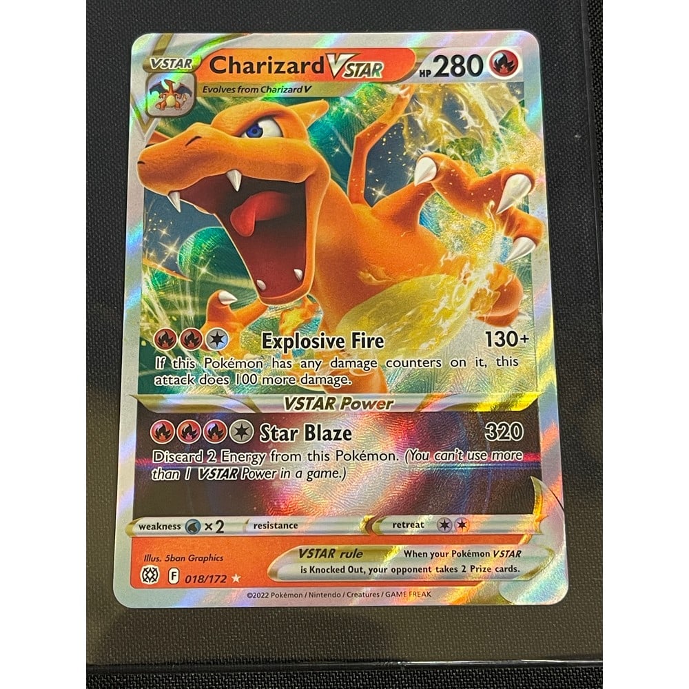 Pokemon Hi Grade Charizard Card: Pokemon Hi Grade Charizard Card