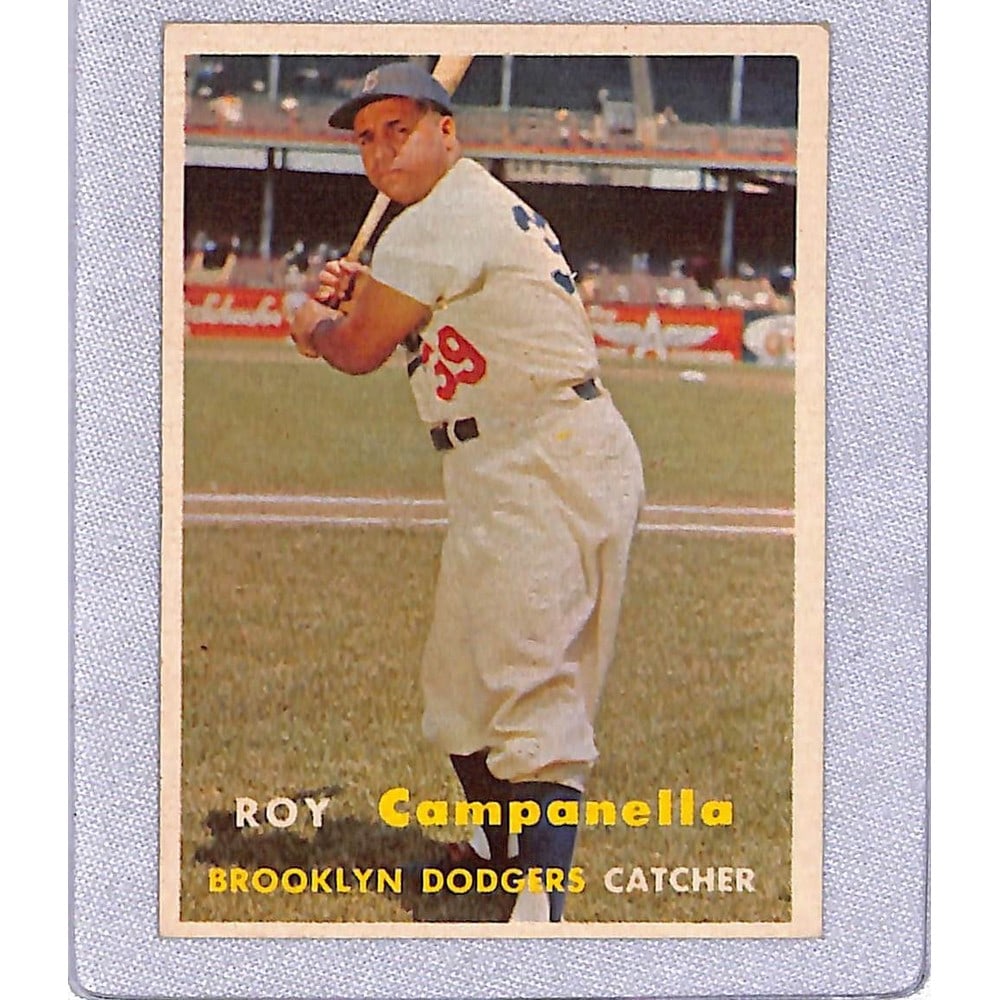1957 Topps Roy Campanella Nice Condition: 1957 Topps Roy Campanella Nice Condition