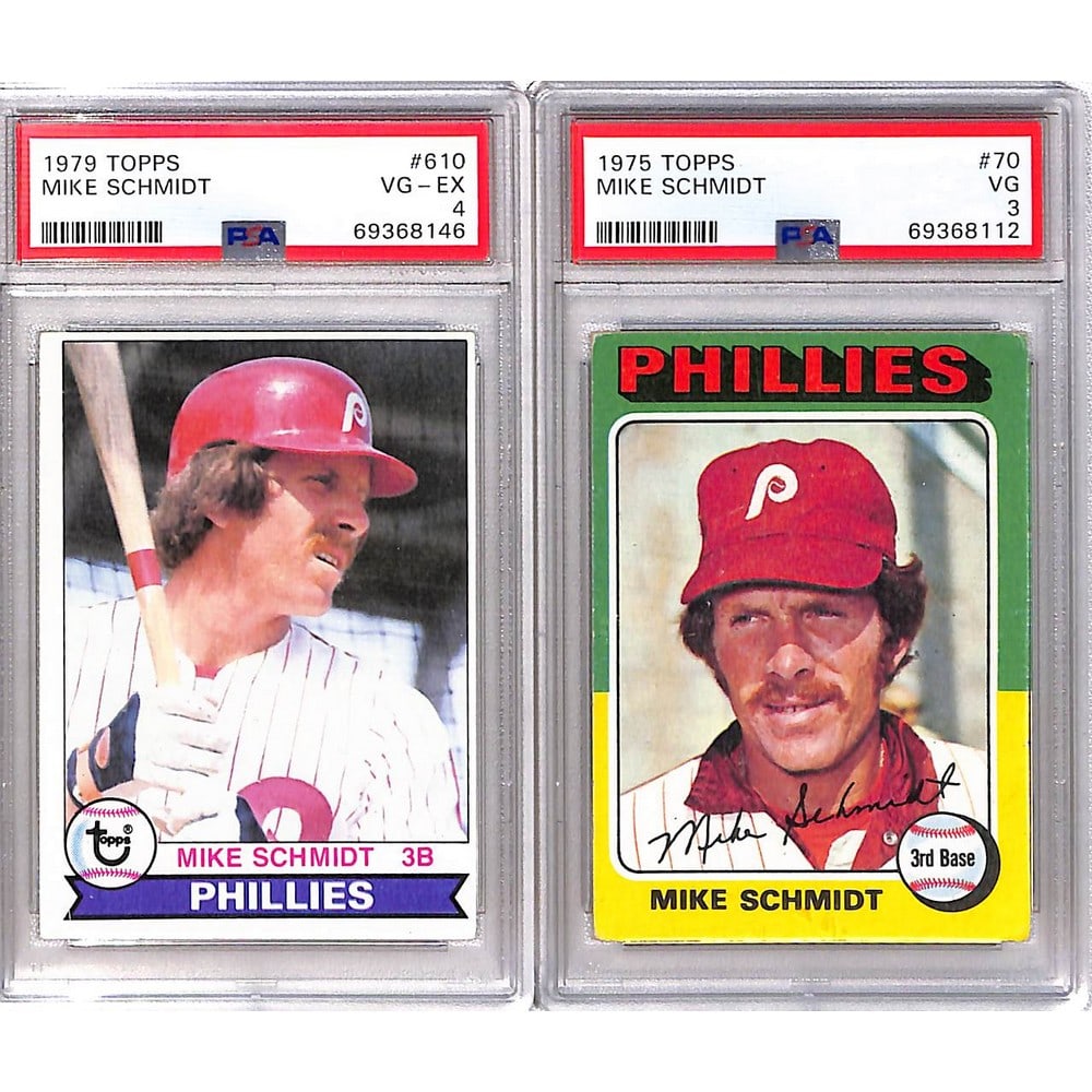 (3) Psa Graded 1970's Baseball Hof Cards (1 of 4)