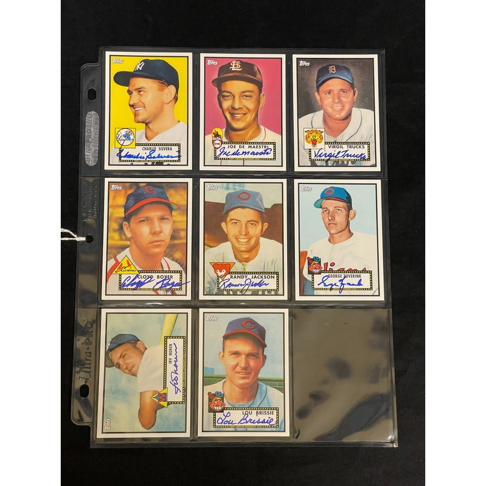 (8) 2011 Lineage Autographed Cards (1 of 2)