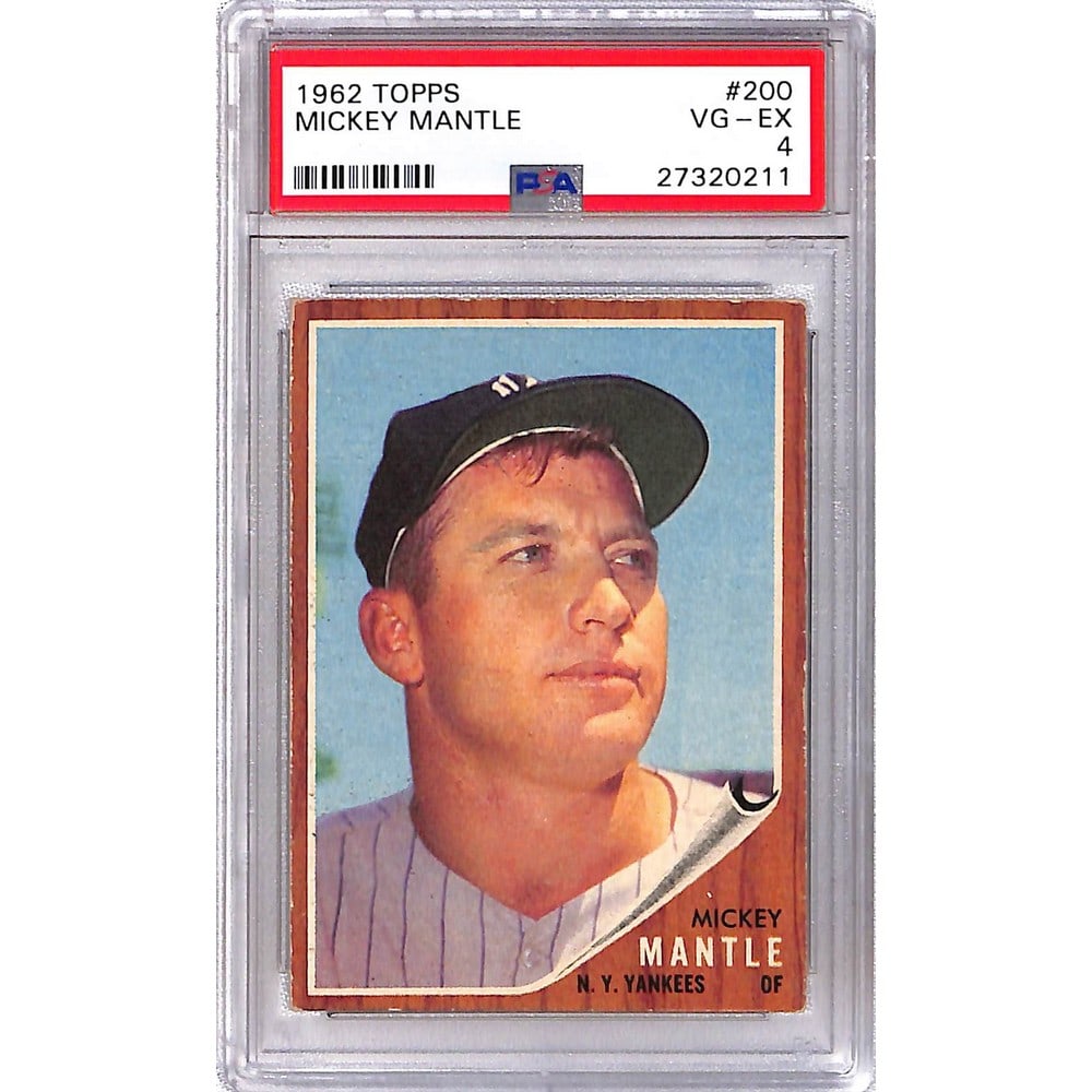 1962 Topps Mickey Mantle Psa 4 (1 of 2)