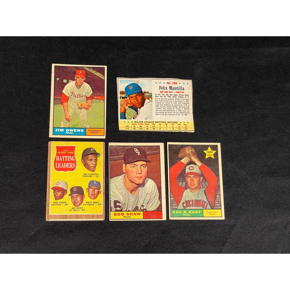 (36) Low Grade Vintage Baseball Cards With Stars (1 of 3)