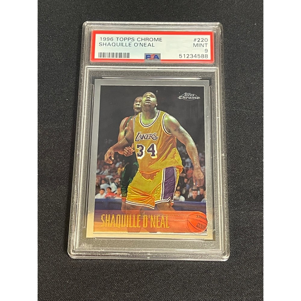 1996 Topps Chrome Shaquille O'neal Psa 9 (1 of 2)