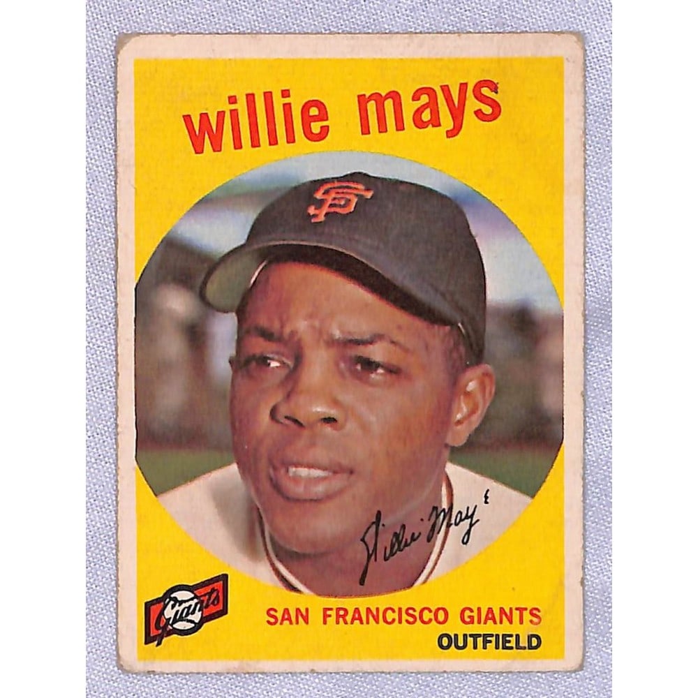 1959 Topps Willie Mays: 1959 Topps Willie Mays
