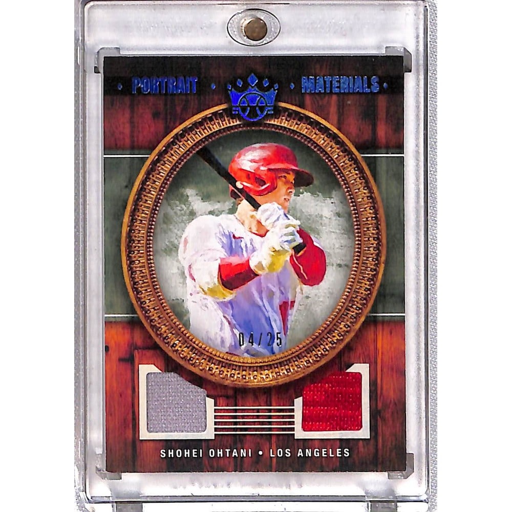 2022 Panini Shohei Ohtani Dual Game Used Card (1 of 2)