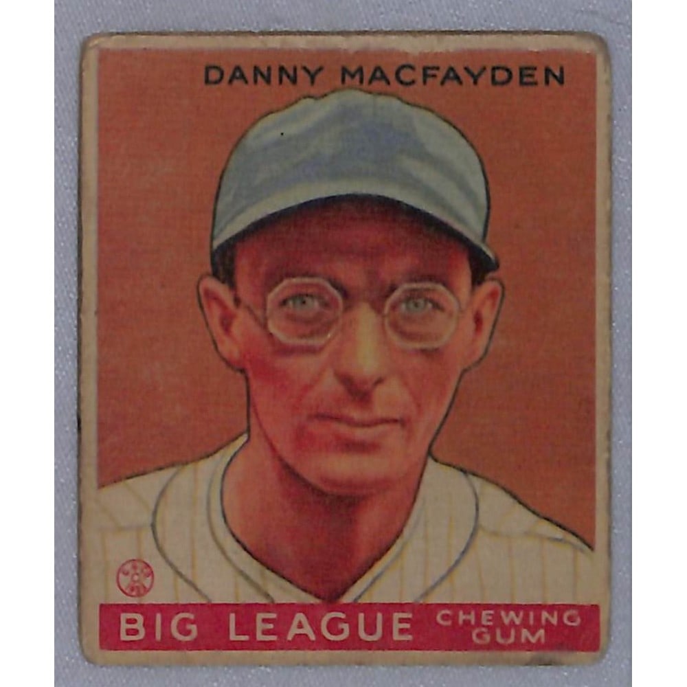 1933 Goudey Danny Macfayden (1 of 2)