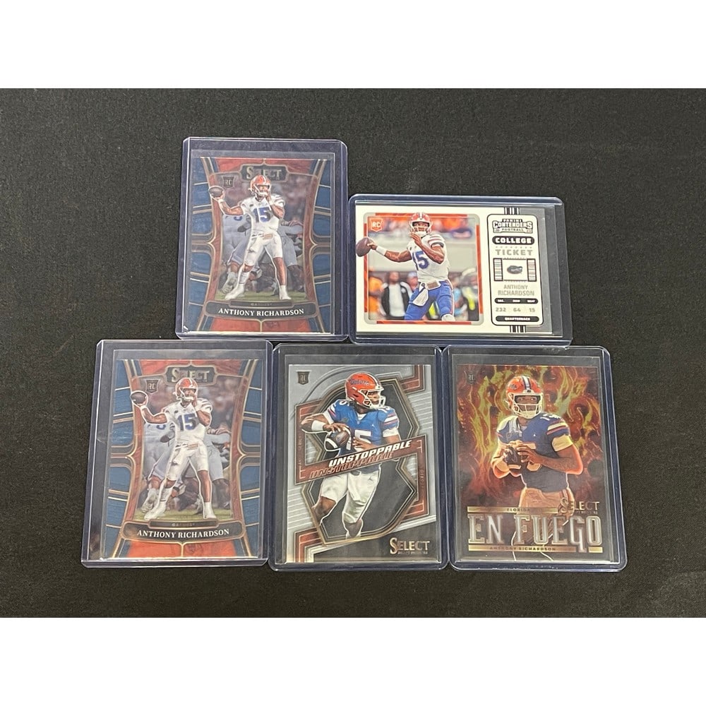 (5) Anthony Richardson Rookie Cards: (5) Anthony Richardson Rookie Cards