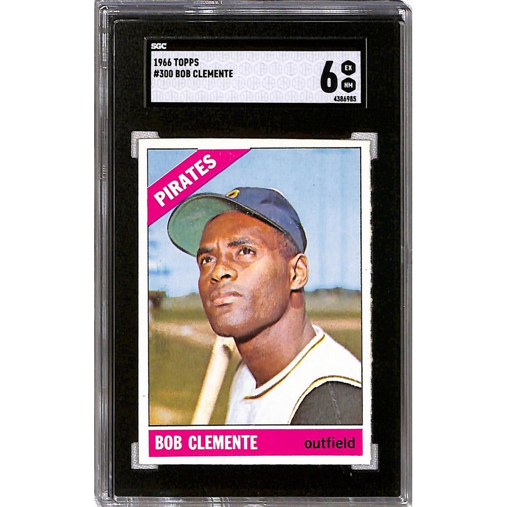 1966 Topps Roberto Clemente Sgc 6 (1 of 2)