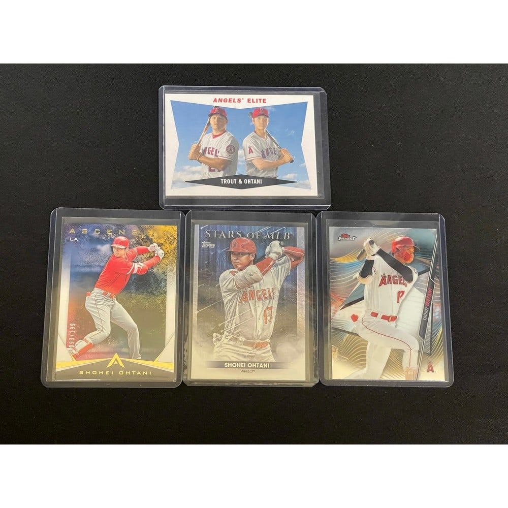 (7) Shohei Ohtani Cards With Inserts (1 of 2)